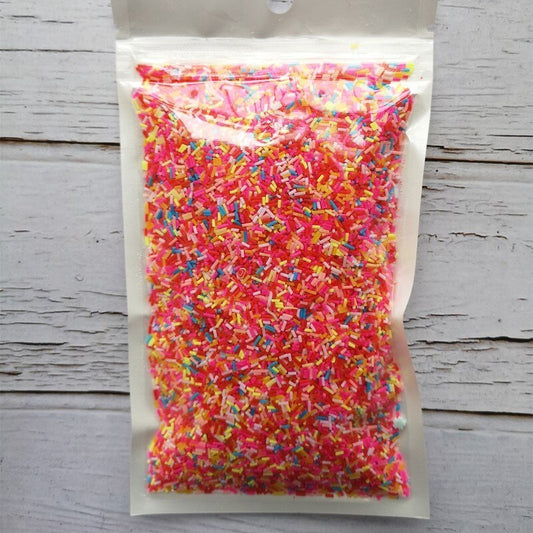 FLA 100g Slime Clay Fake Candy Sweets Sugar Sprinkle Decorations for Fake Cake Dessert Food Particles Decoration Toys
