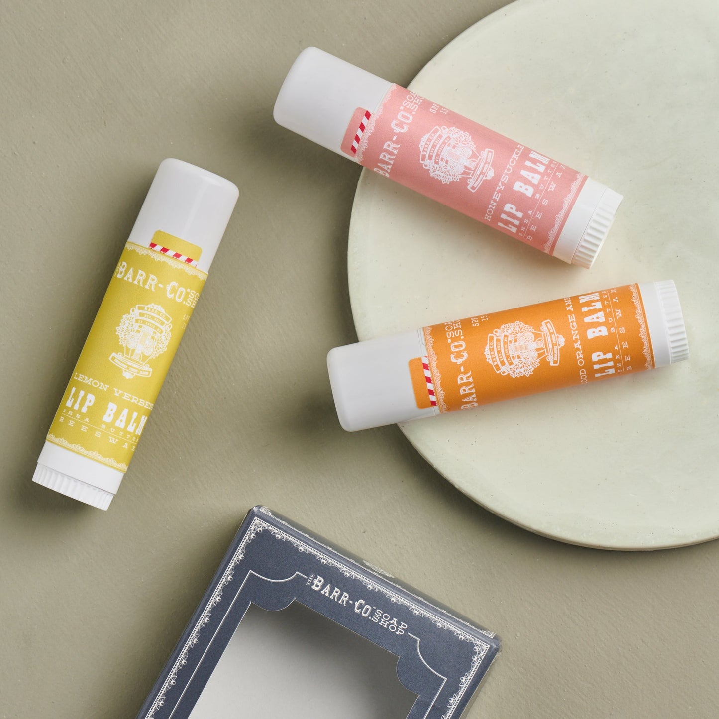Barr Co Lip Balm Set - Warm Trio
