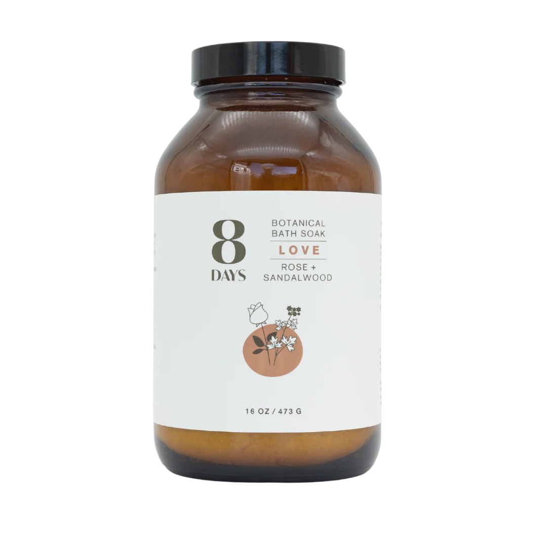 LOVE BOTANICAL BATH SOAK Rose + Sandalwood