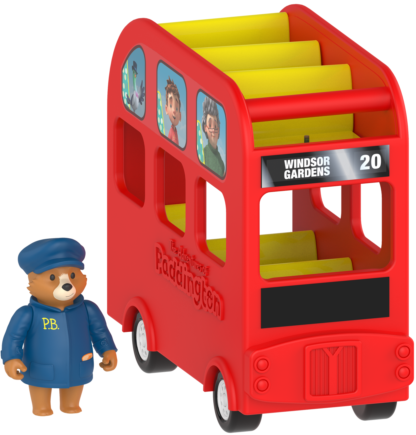 PADDINGTON - Double-Decker Play Bus with Figure