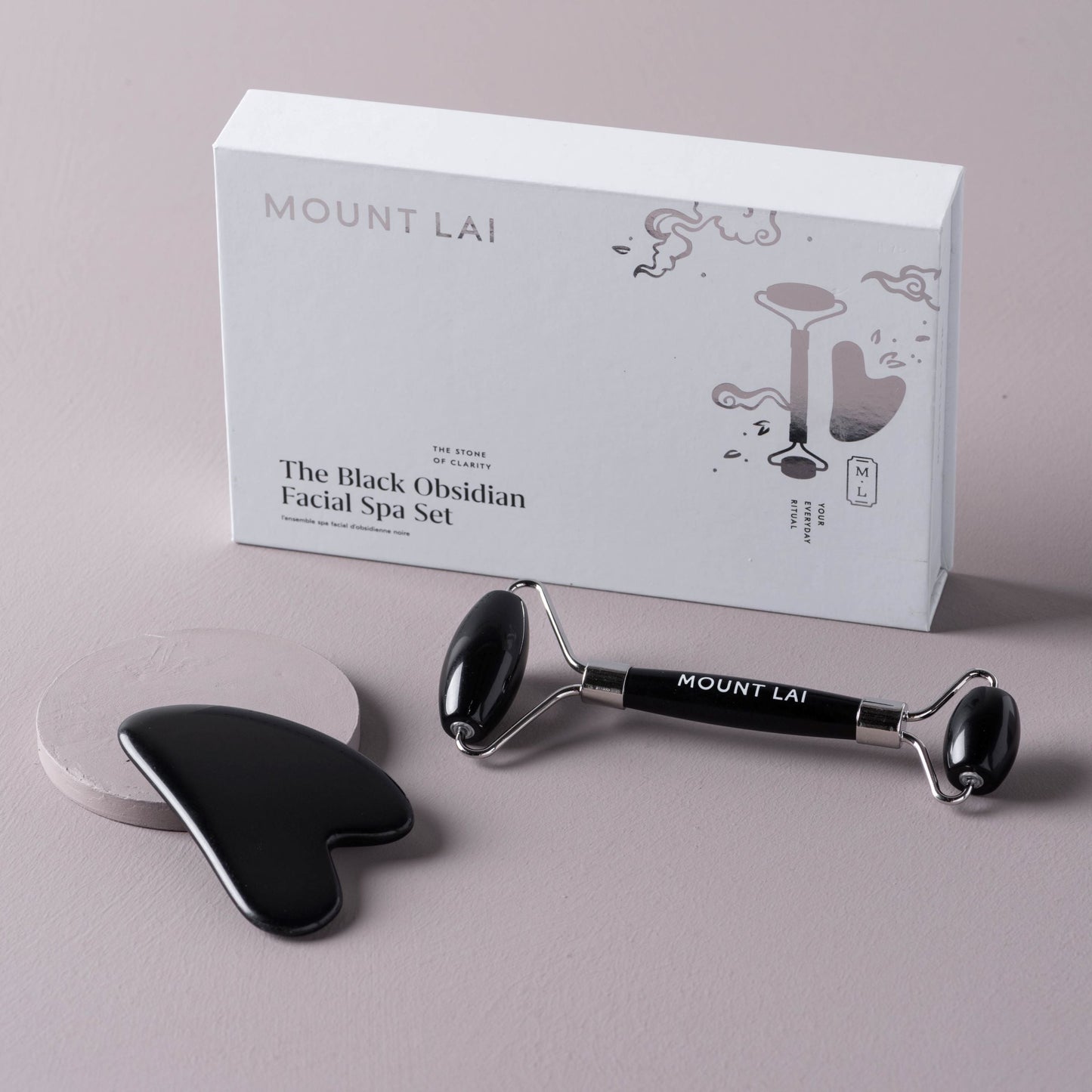 Black Obsidian Facial Spa Set