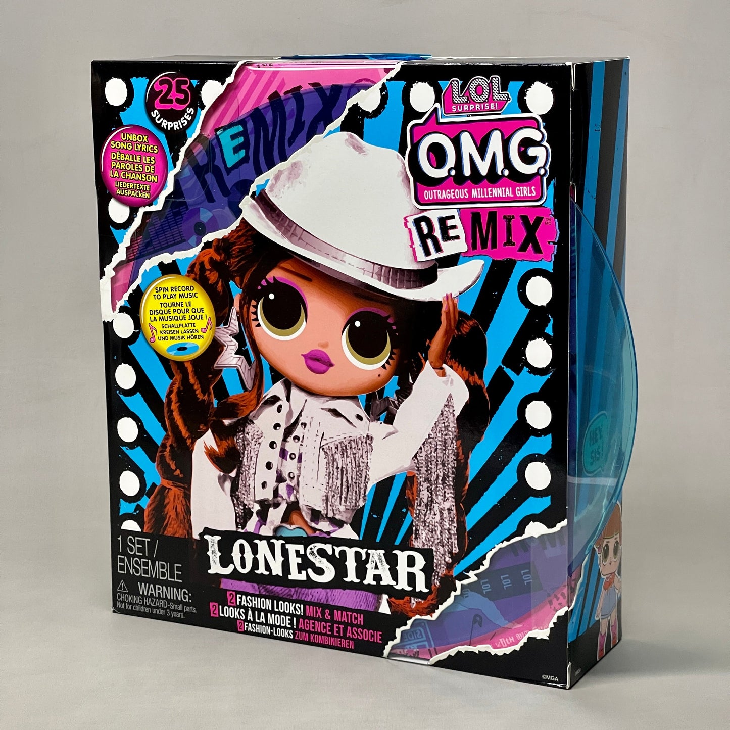 LOL Surprise OMG Remix Lonestar Doll w/ Surprises Ages 4 & up (New)