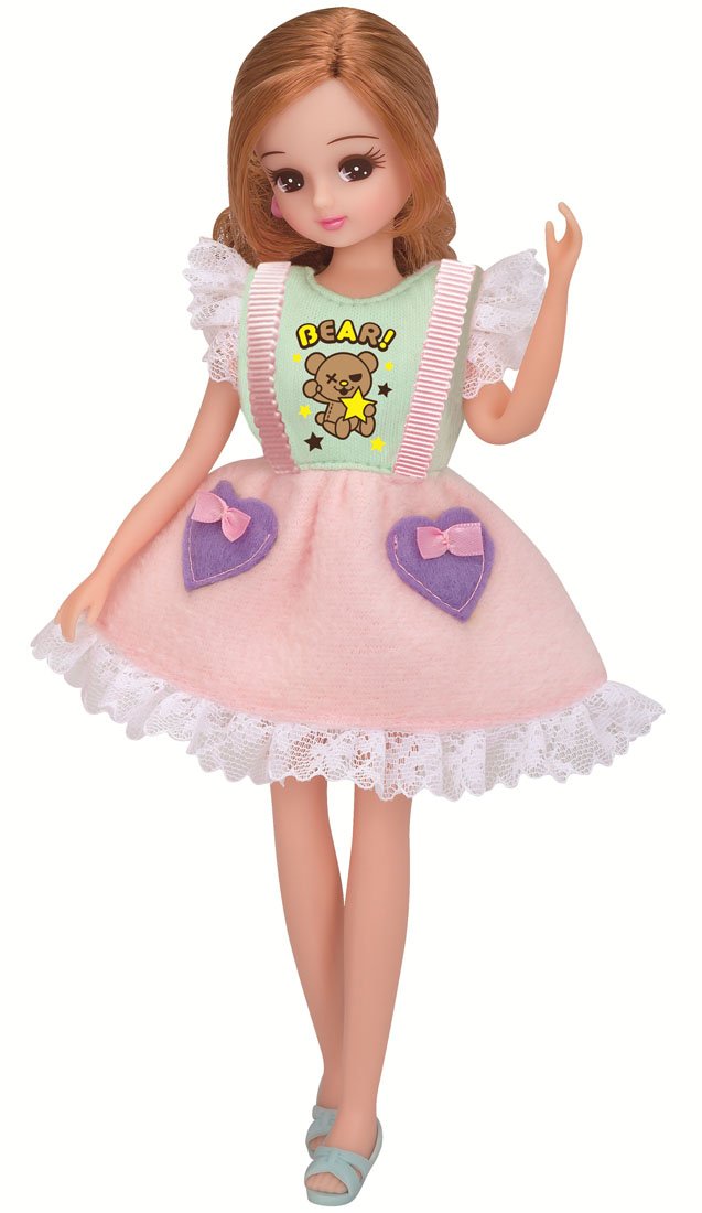 TAKARA TOMY Licca Doll Cotton Candy Dress Doll Not Included 853251