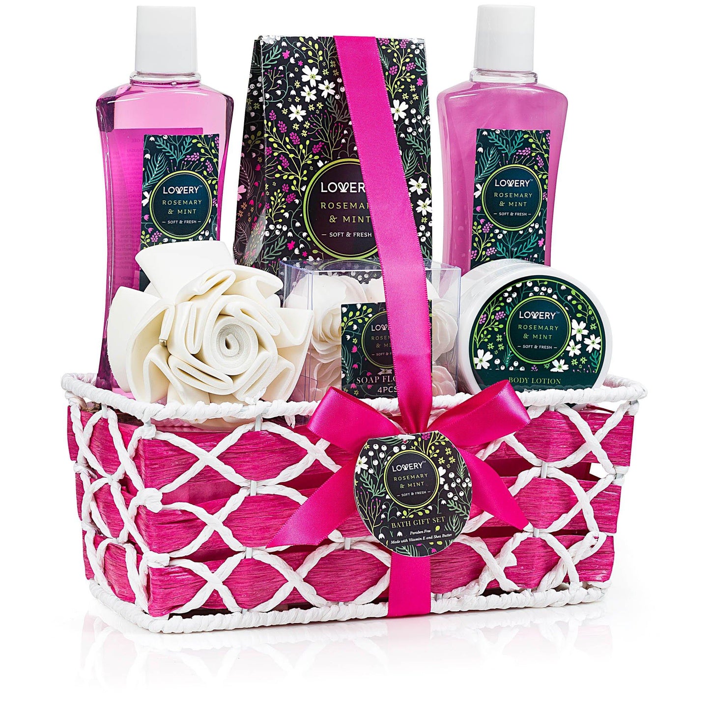 Rosemary and Mint Gift Set - 9Pc Home Spa Kit