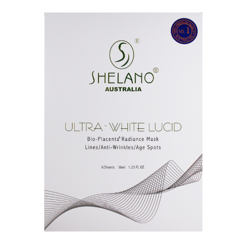 Shelano Ultra White Lucid Bio-Placenta Radiance Mask - 6 Masks