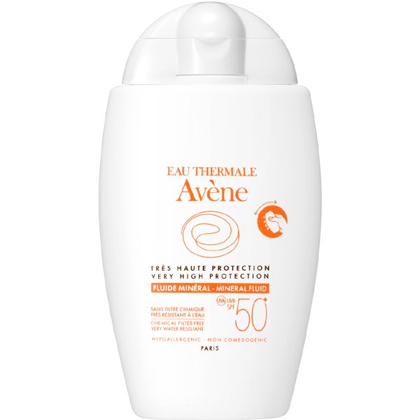 Shiseido Avene Mineral Fluid UV SPF50+ PA++++ 40ml - Sunscreen Emulsion For Sensitive Skin