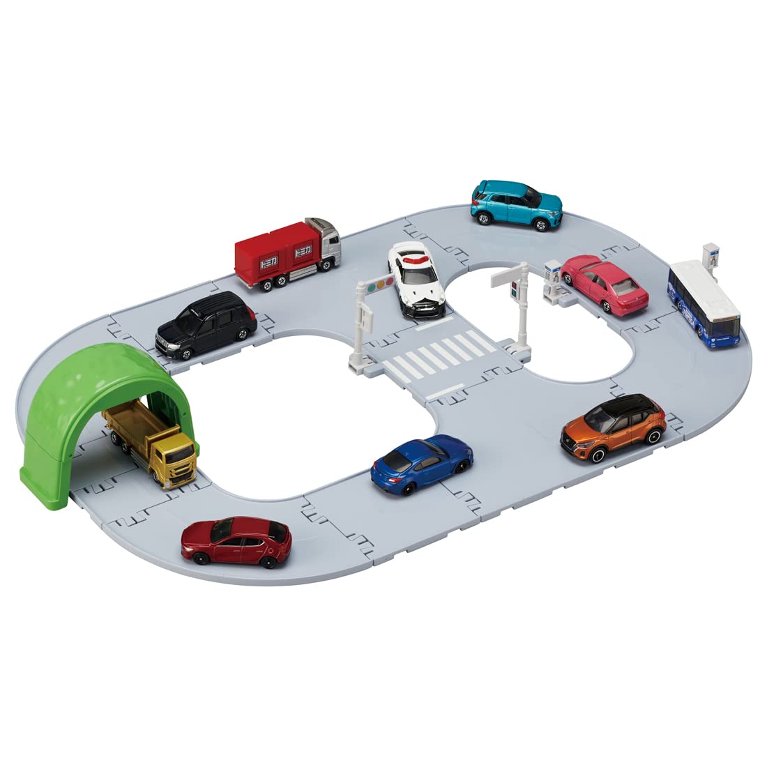 TAKARA TOMY Tomica World Tomica Town Easy To Assemble Basic Road Set