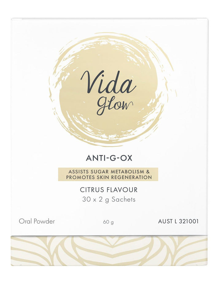 Vida Glow Anti-G-Ox Citrus Flavour 30 x 2G Sachets (Exp date: 09/2022)
