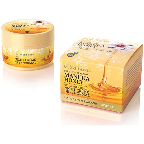 Wild Ferns Manuka Honey Night Creme Dry to Normal 100mL