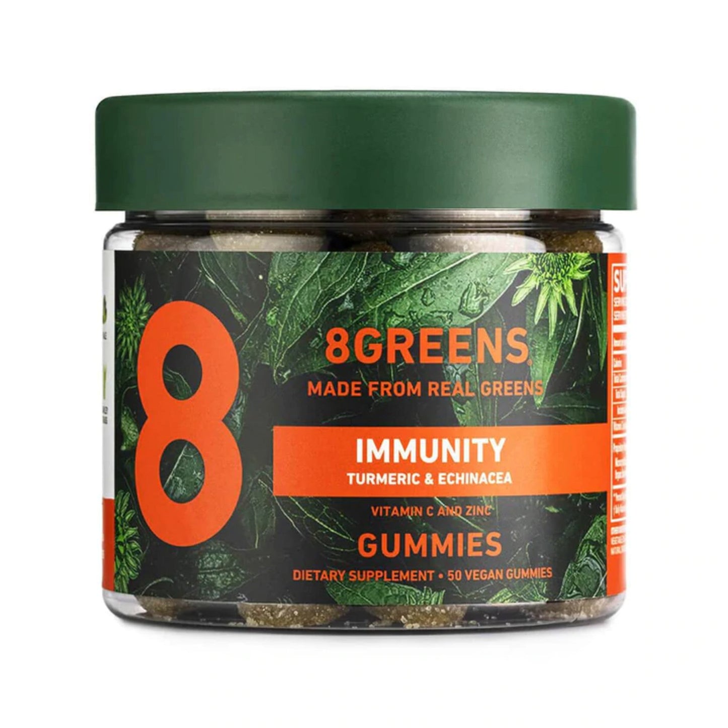 8Greens Immunity Gummies Citrus main image.