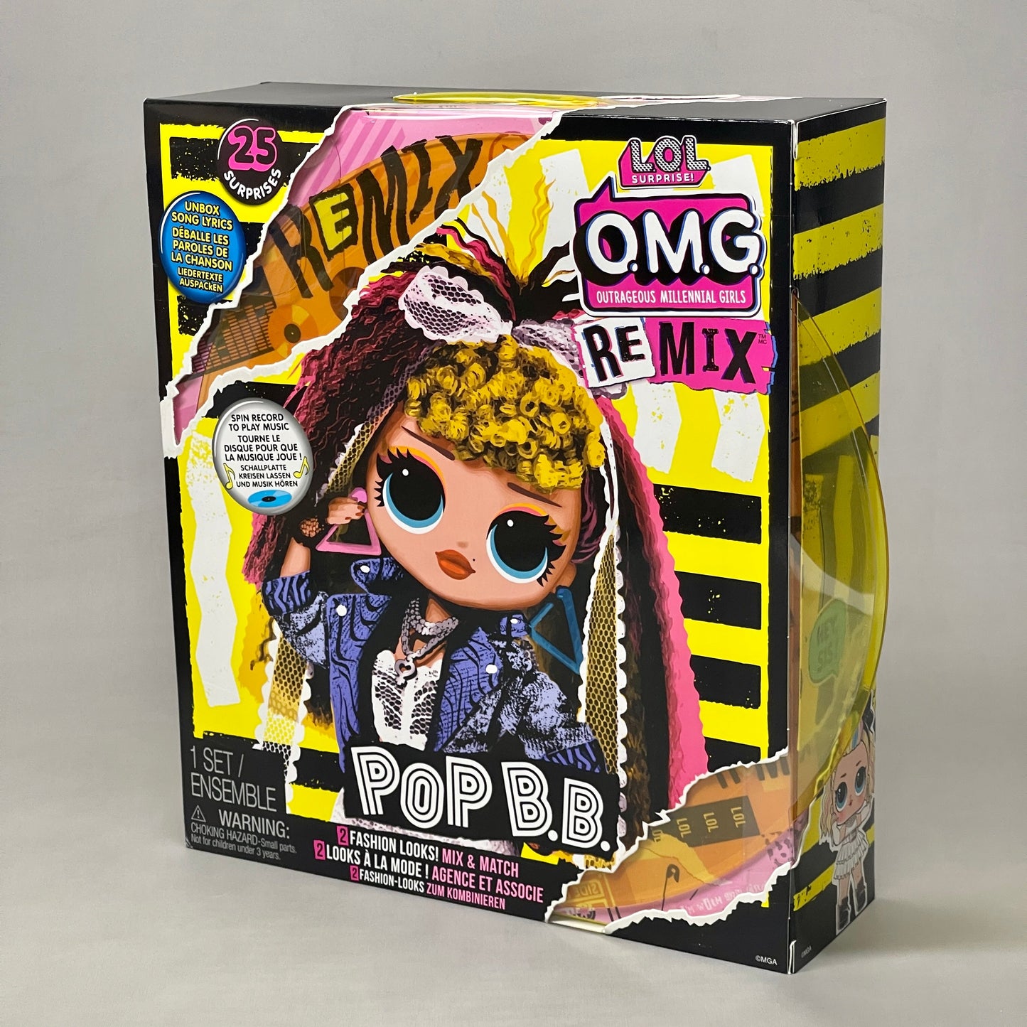 LOL Surprise OMG Remix Pop BB Doll w/ Surprises Ages 4 & up (New)