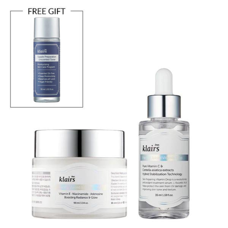 (Online Only) Vitamin C Serum & Vitamin E Mask Set