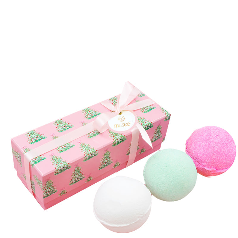 MUSEE BATH | Bath Bomb 3 Piece Holiday Gift Set
