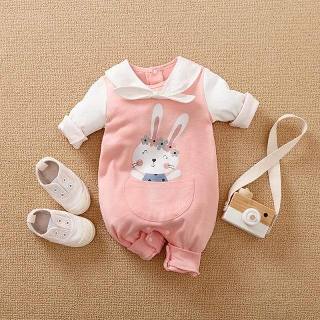 Baby Clothes 2 / 0-3 Months Cartoon Romper
