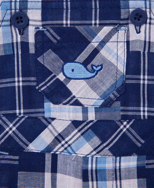 Patchwork Woven Shortall Set