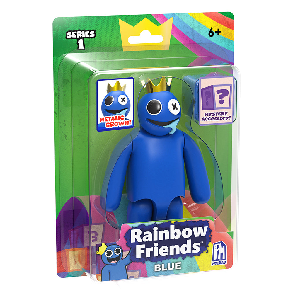 RAINBOW FRIENDS – Blue Action Figure (5" Tall Posable Figure, Series 1)