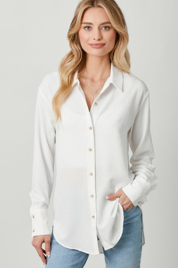 Textured Baggy Shirt