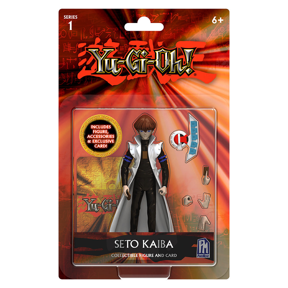 Yu-Gi-Oh!® - Seto Kaiba Action Figure (5" Figure w/ Accessories & Special-Edition Card, Series 1)