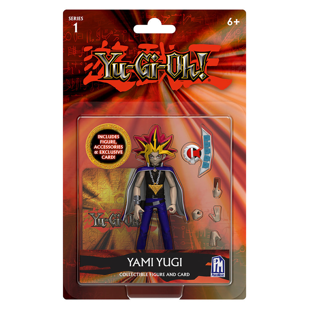 Yu-Gi-Oh!® - Yami Yugi Action Figure (5" Figure w/ Accessories & Special-Edition Card, Series 1)