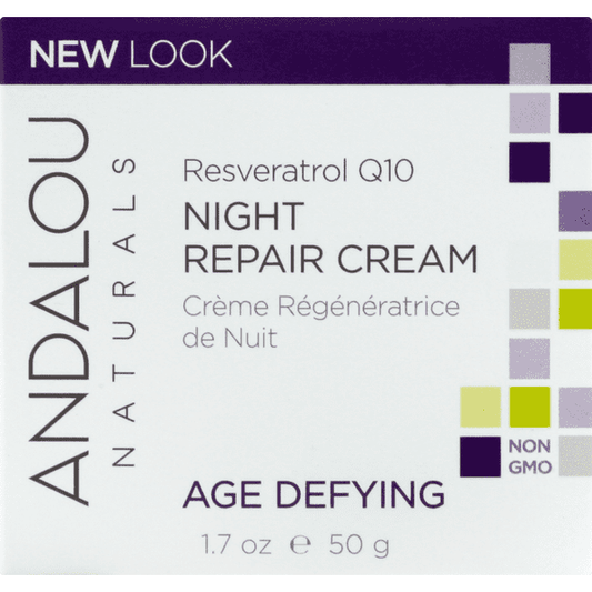 Andalou Naturals Andalou Naturals Resveratrol Q10 Night Repair Cream