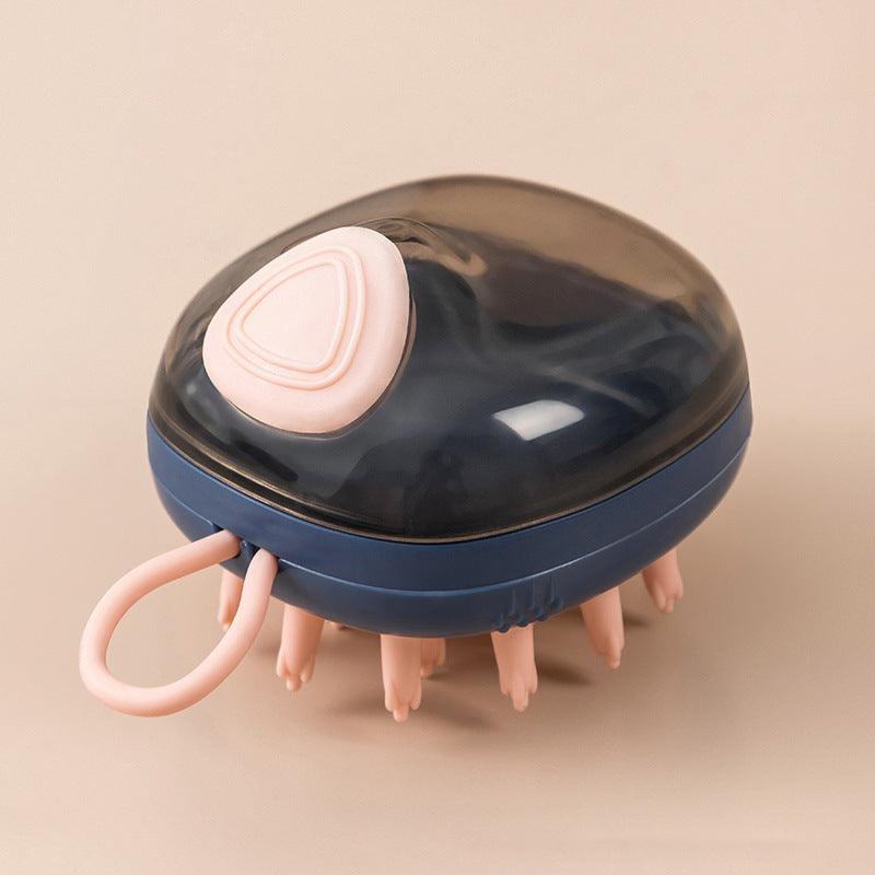 New 2 In 1 Pet Cat Dog Cleaning Bathing Massage Shampoo Soap Dispensing Grooming Brush Pets Supplies - amazitshop
