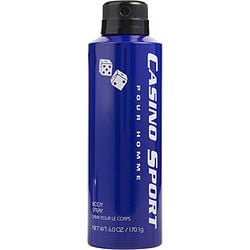 CASINO SPORT by Casino Parfums (MEN) - BODY SPRAY 6 OZ