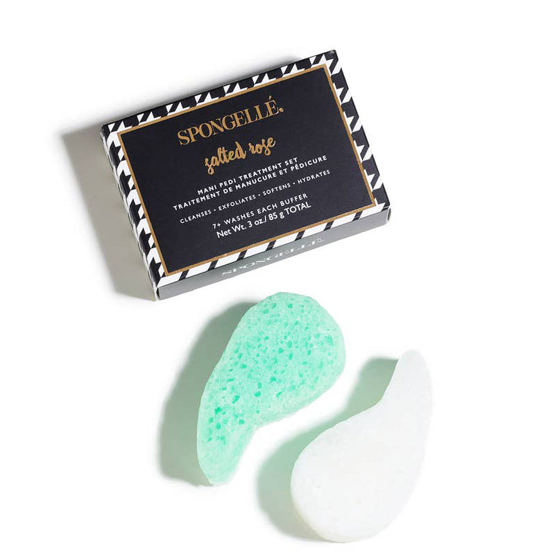 SPONGELLE | Salted Rose Mani Pedi Treatment Set