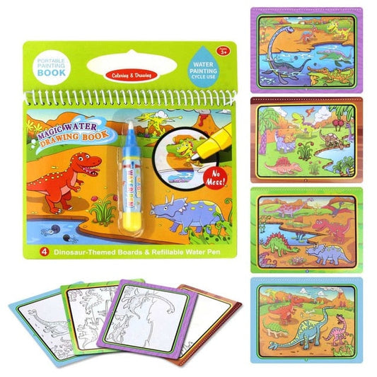 8 Styles Magic Water Drawing Book Coloring Doodle & Magic Pen Drawing Toys Montessori Toys Early Education Toys for Kids