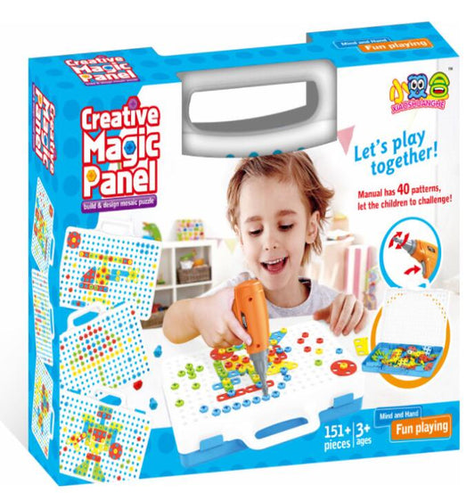 Creative Drill Toy Set - Engineering Construction Learning Kit