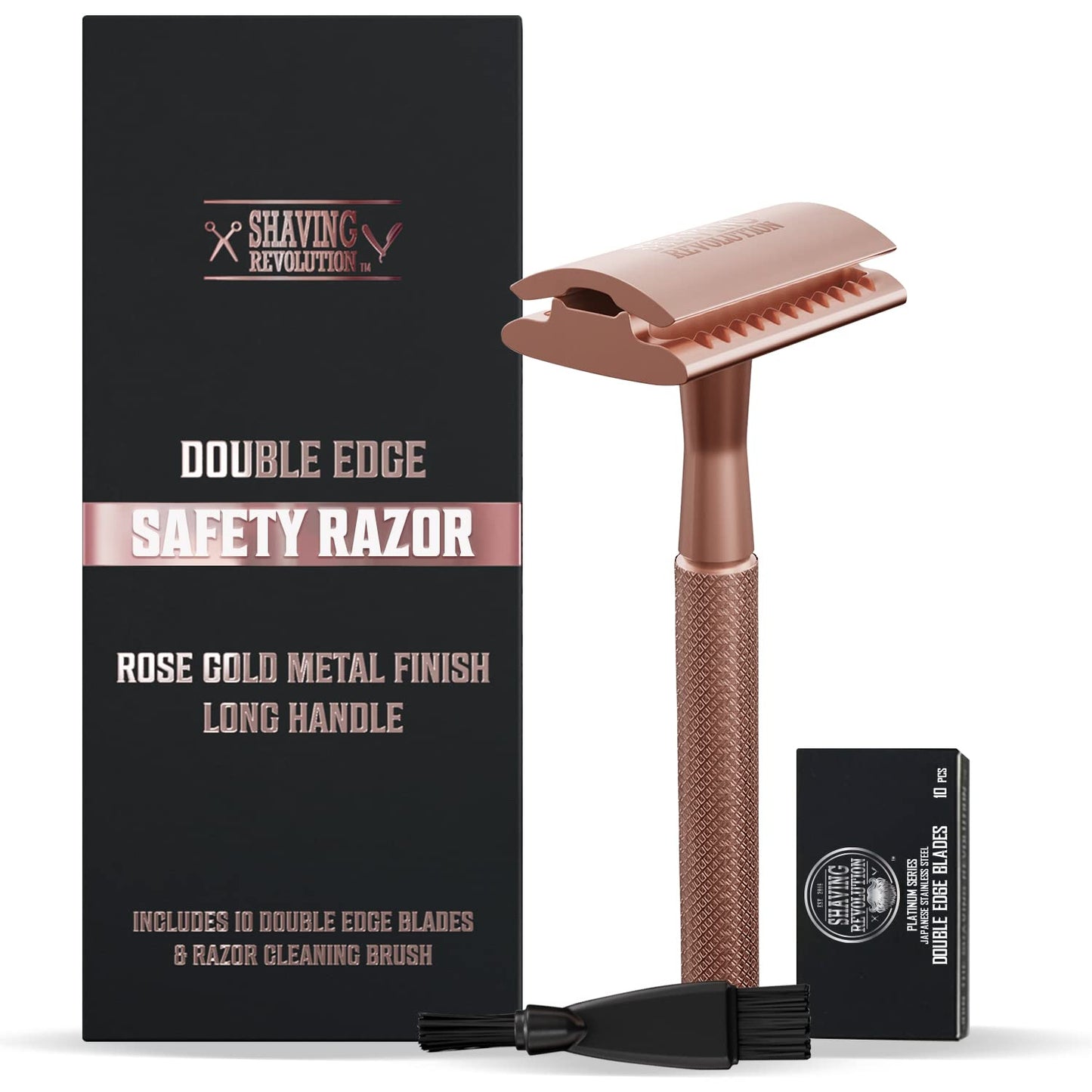 Double Edge Safety Razor Rose Gold