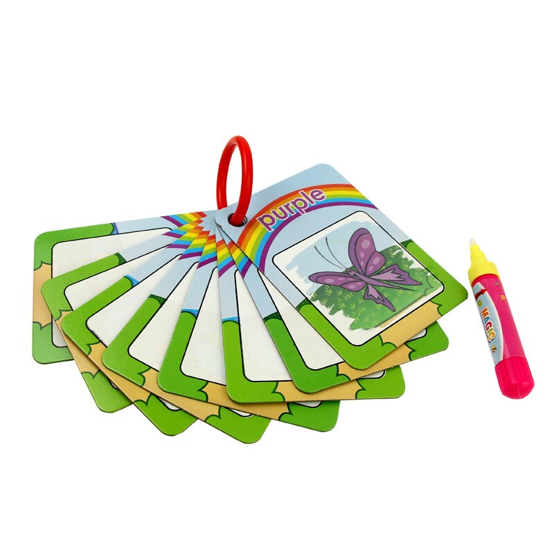 8 Styles Magic Water Drawing Book Coloring Doodle & Magic Pen Drawing Toys Montessori Toys Early Education Toys for Kids