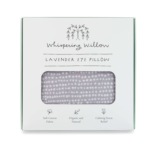 Eye Pillow, Lavender - Tranquil Gray - Boxed