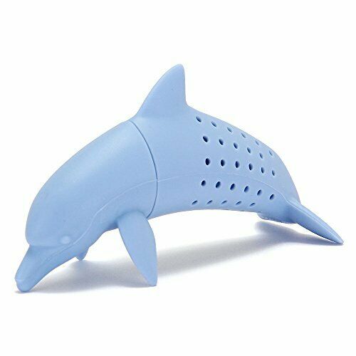 Colorata Animal Tea Strainer Bottlenose Dolphin Silicon Animal Tea Strainer