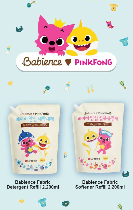 [Babience] Pinkfong Safe Laundry Detergent Refill 2200ml