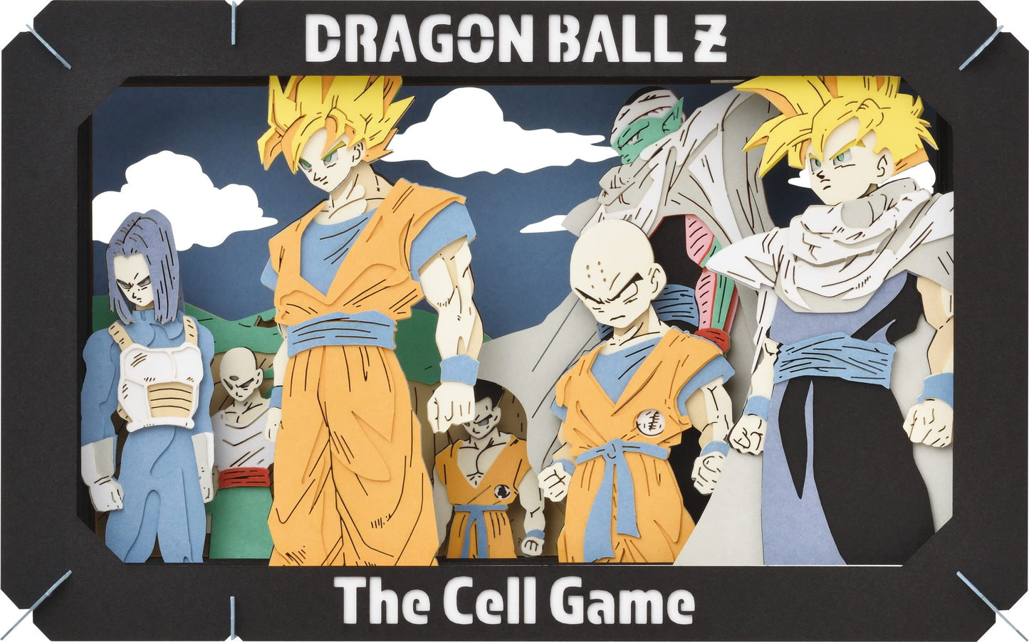 Ensky Dragon Ball Z Pt-L36 Cell Game Approx. H100 X W160 X D42Mm Made Of Paper