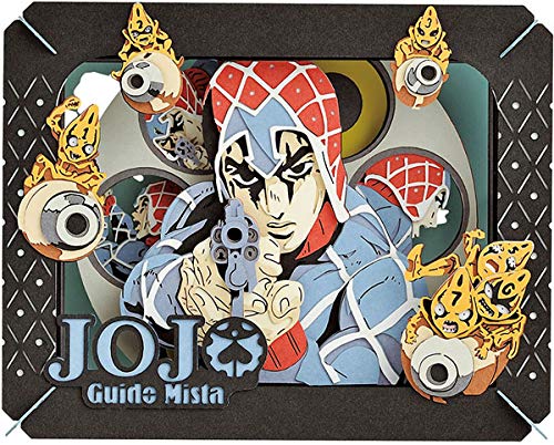 Ensky Paper Theater Jojo's Bizarre Adventure Golden Wind Guido Mista Papercraft Kit