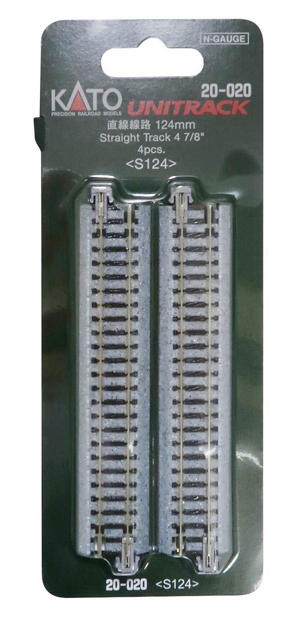 Kato N Gauge 20-020 Straight Track 124mm 4pcs