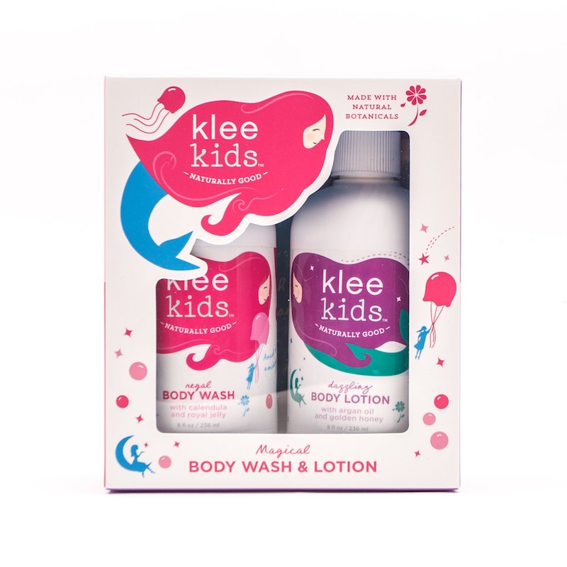 KLEE NATURALS | Klee Kids Regal Body Wash and Dazzling Body Lotion Set