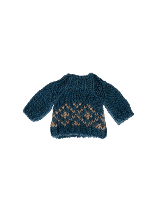 Maileg Knitted Sweater for Dad Mouse