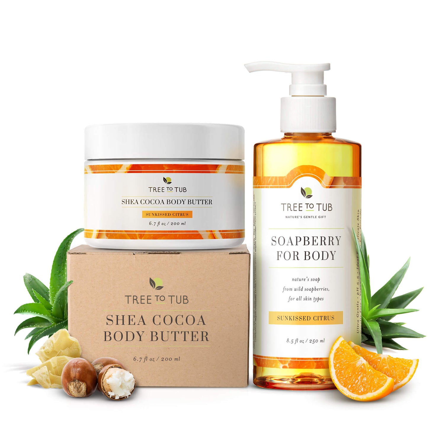 Brightening Vitamin C Body Care Combo for Sensitive Skin