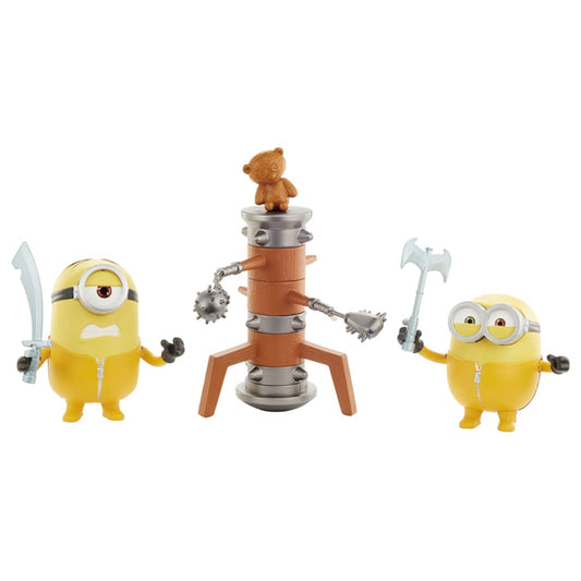 Takara Tomy Movie Scene Assortment Minion Kung Fu Special Training Set - Japanese Toy Set