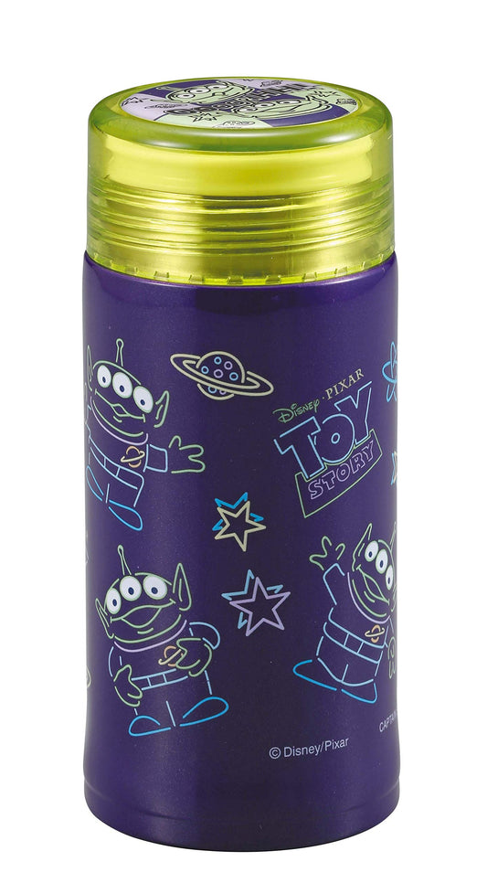 PEARL METAL  Disney Lightweight Slim Personal Bottle 200Ml Toy Story Neon