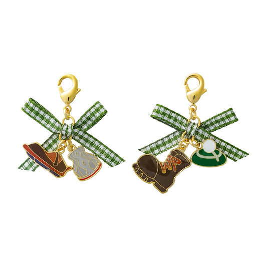 POKEMON CENTER ORIGINAL Fastener Charm Pokemon Trainer Victor & Gloria