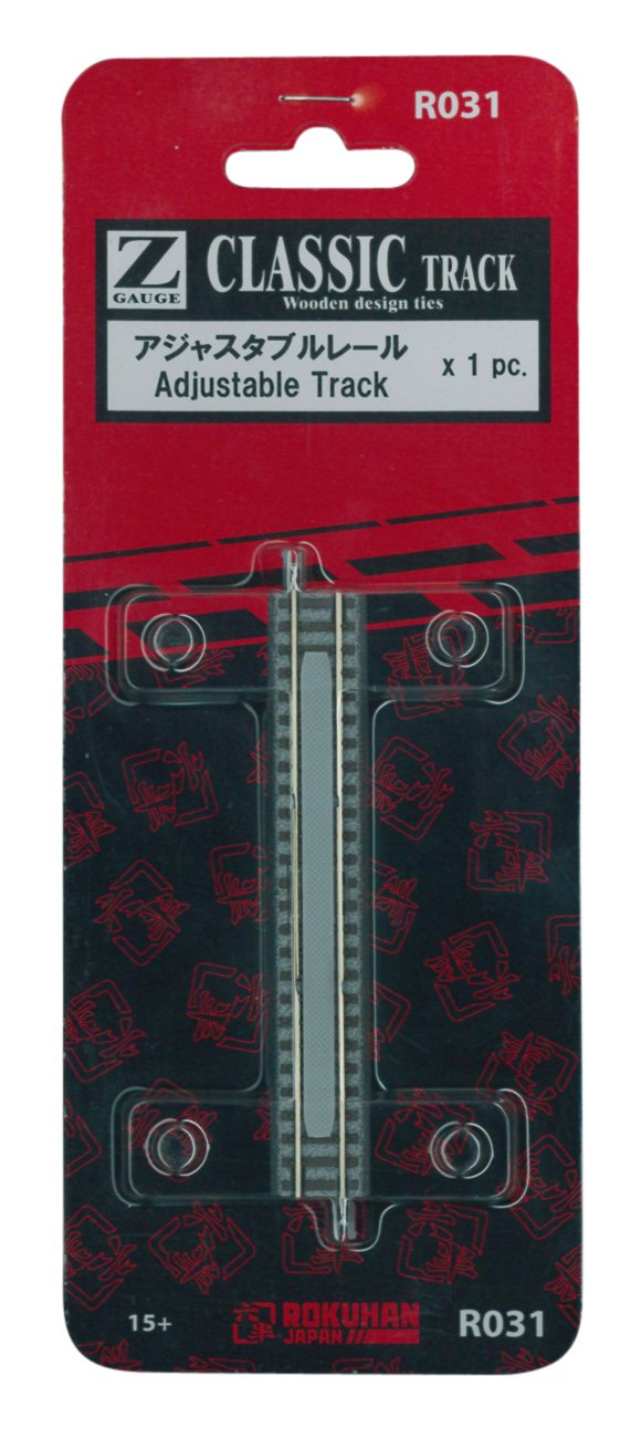 Rokuhan Z Gauge R031 Adjustable Rail 1pc