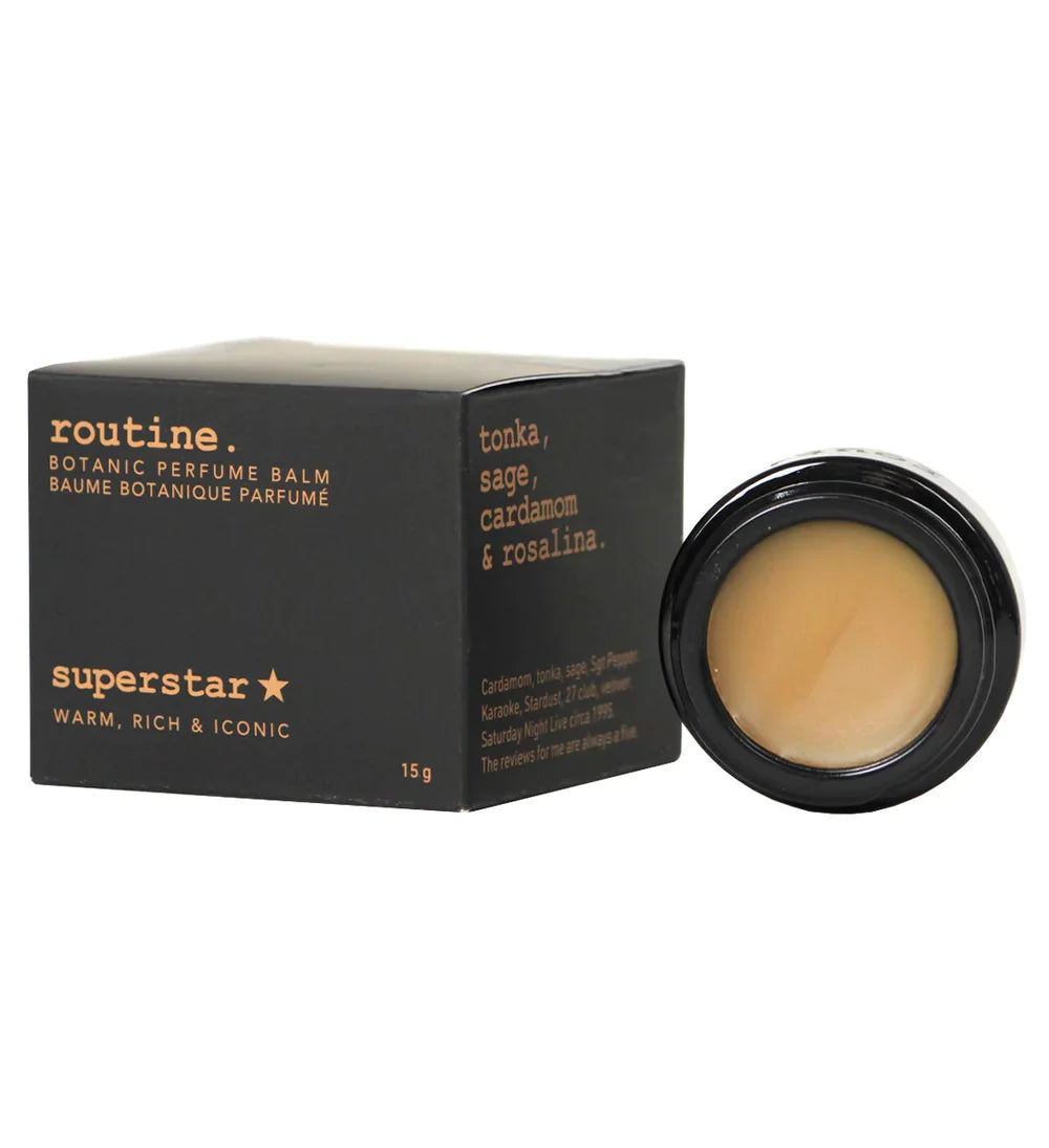 SUPERSTAR Botanic Perfume Balm – Tonka, Sage, Cardamom & Rosalina