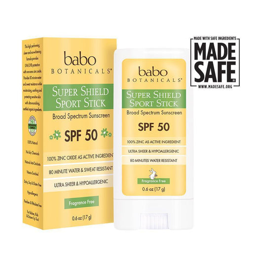 BABO BOTANICALS | Super Shield Sport Stick Sunscreen SPF 50