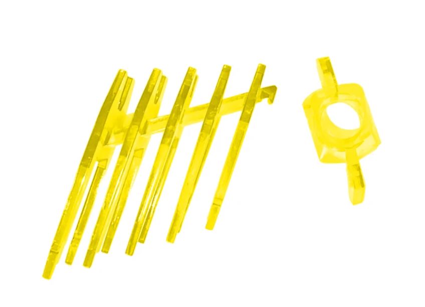 Gel Blaster TFP0002 Barrel Tip and Fin Pack, Yellow