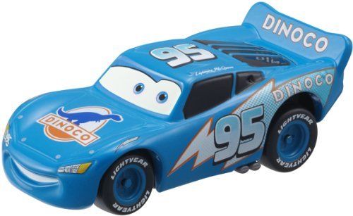 Takara Tomy Tomica Disney Pixar Cars C-02 Lightning Mcqueen Dinoco F/s