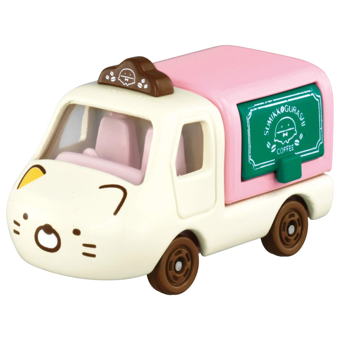 TAKARA TOMY Dream Tomica Sumikkogurashi Neko'S Coffee Wagon