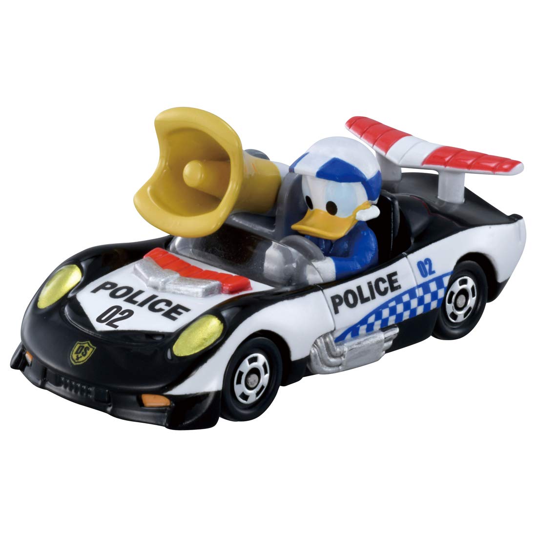 TAKARA TOMY Ds-02 Tomica Drive Saver Disney Megahorn Police Donald Duck